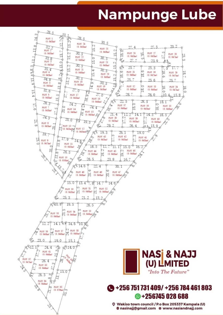 Land for sale in Nampunge, Lube